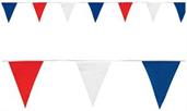 Red, White & Blue Pennant Banner