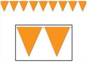 Orange Pennant Banner