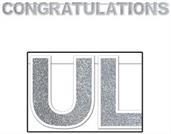 Glittered Congratulations Streamer