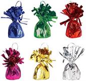 Metallic Wrapped Balloon Weights