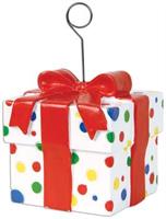 Polka Dots Gift Box Photo/Balloon Holder