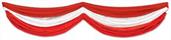 Red & White Fabric Bunting