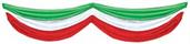 Red, White & Green Fabric Bunting