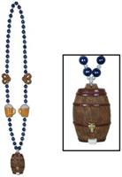 Oktoberfest Beads w/Keg Medallion