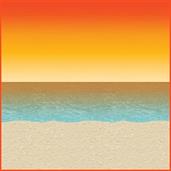 Luau Sunset Backdrop