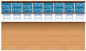 Cruise Ship Deck Backdrop