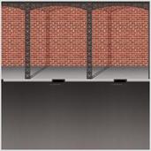 Mardi Gras Brick Wall & Street Backdrop