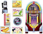 Soda Shop Signs & Jukebox Props