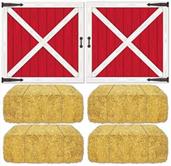 Barn Loft Door & Hay Bale Props