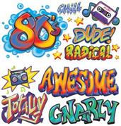 80's Graffiti Props