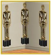 Awards Night Male Statuettes Backdrop