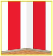 Red & White Stripes Backdrop