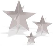 3-D Foil Star Centerpieces