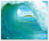 Surf Wave Insta-Mural