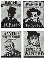 Sherlock Holmes Wanted Sign Cutouts