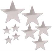 Pkgd Foil Star Cutouts