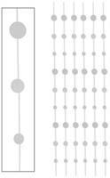 Glittered Dot Stringers