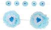 Tissue Flower Garland