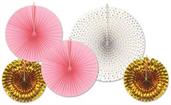 Assorted Paper & Foil Decorative Fans