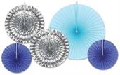 Assorted Paper & Foil Decorative Fans