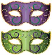 Jumbo Mardi Gras Mask Cutouts