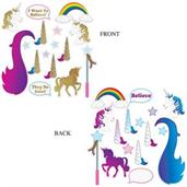 Unicorn Glittered Photo Fun Signs