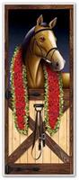 Horse Racing Door Cover
