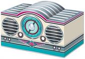 3-D Rock & Roll Radio Centerpiece