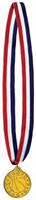 Basketball Medal w/Ribbon