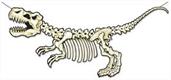 T-Rex Skeleton Streamer