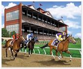Horse Racing Insta-Mural Photo Op