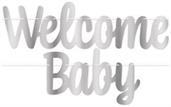 Foil Welcome Baby Streamer