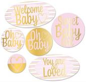 Foil Welcome Baby Cutouts