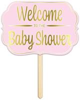 Foil Welcome ToThe Baby Shower Yard Sign