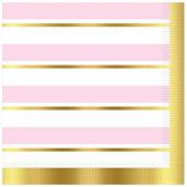 Striped Luncheon Napkins