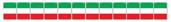 Italian Flag Streamer