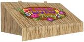 3-D Tiki Bar Awning Wall Decoration