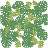 Tropical Palm Leaf Dlx Sparkle Confetti