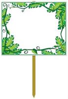 "Blank" Jungle Yard Sign