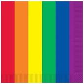 Rainbow Beverage Napkins
