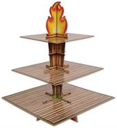 Tiki Torch Cupcake Stand
