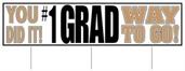 Plastic Jumbo Grad Yard Sign