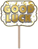 Foil Good Luck Yard Sign
