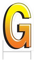 Plastic "G" Yard Sign