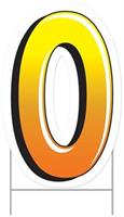 Plastic "O" Yard Sign