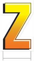 Plastic "Z" Yard Sign