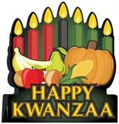 3-D Happy Kwanzaa Centerpiece