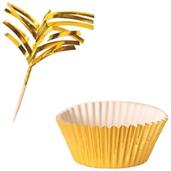 Metallic Cupcake Liners & Picks