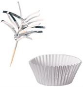 Metallic Cupcake Liners & Picks