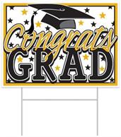 Plastic Congrats Grad Yard Sign